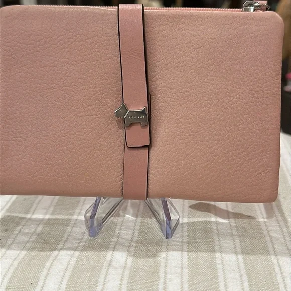 Authentic Radley London West View Medium Bifold Leather Wallet in Pink 🩷 - Picture 7 of 16